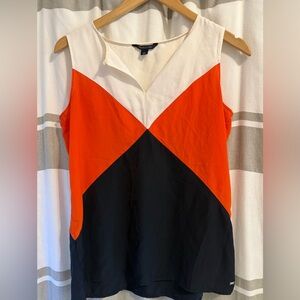 Beautiful summer sleeveless blouse